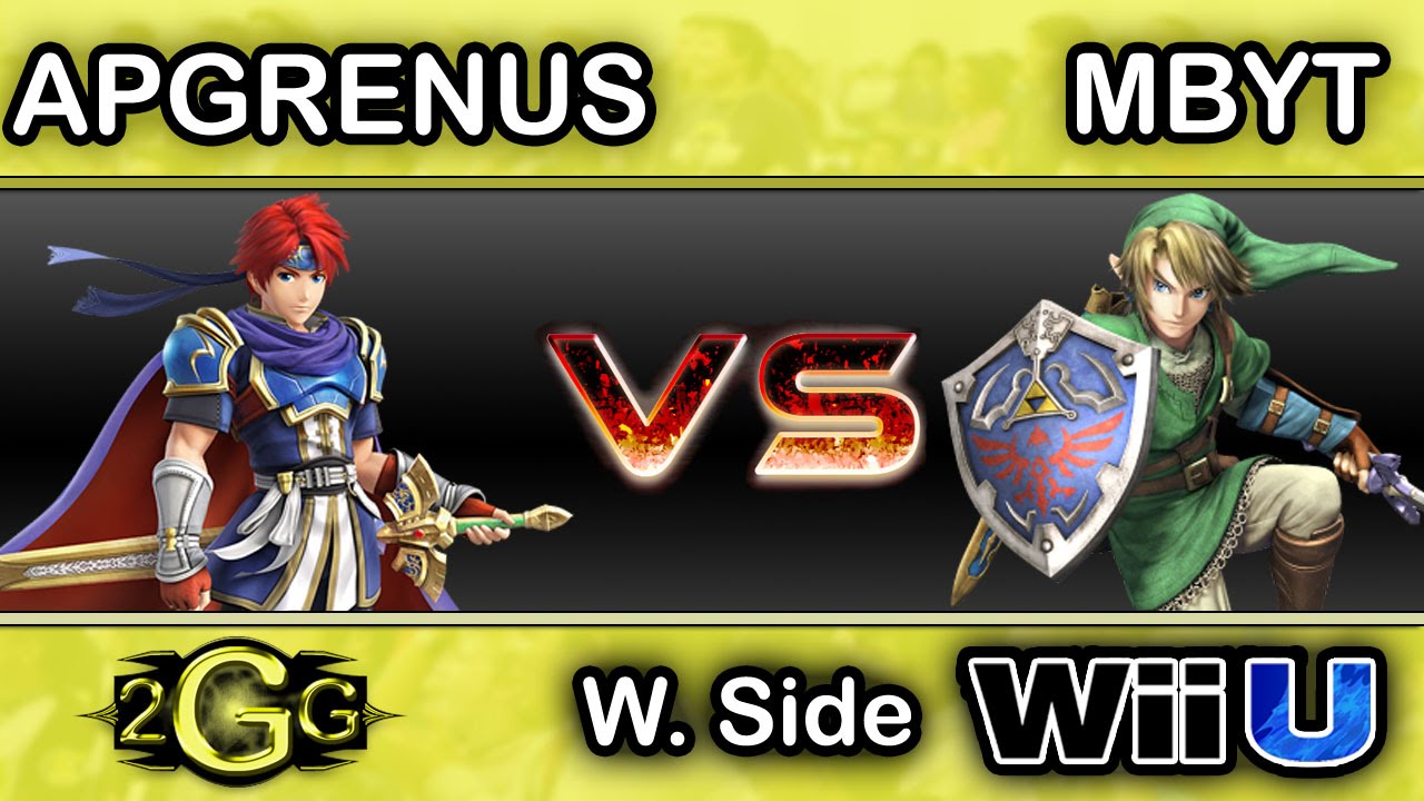 2GGlory #2 - Apgrenus (Roy) Vs. MBYT (Link) W. Side - Smash Wii U