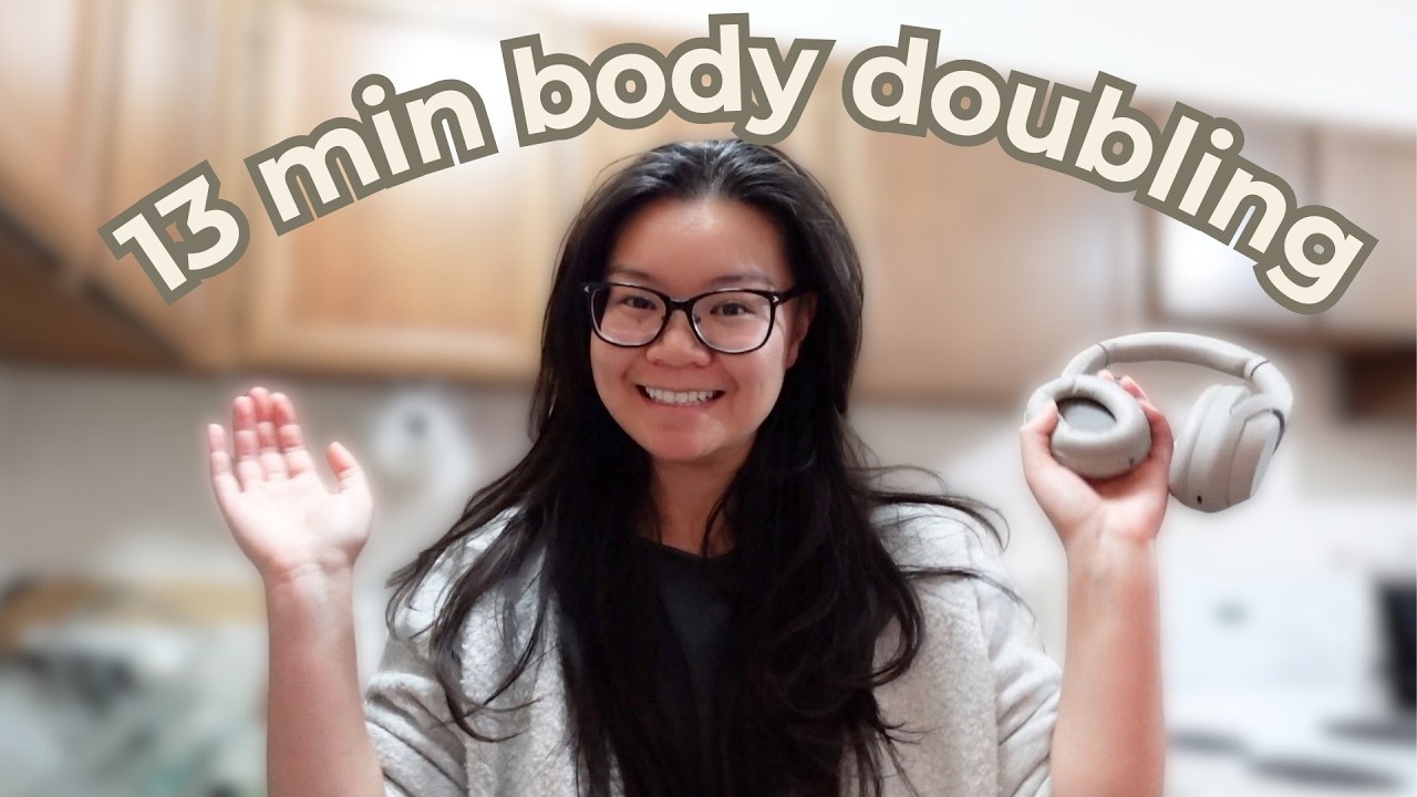 13 Minute ADHD Body Double | Dishes Edition (Real Time Cleaning) | Clean With Me 🧼✨
