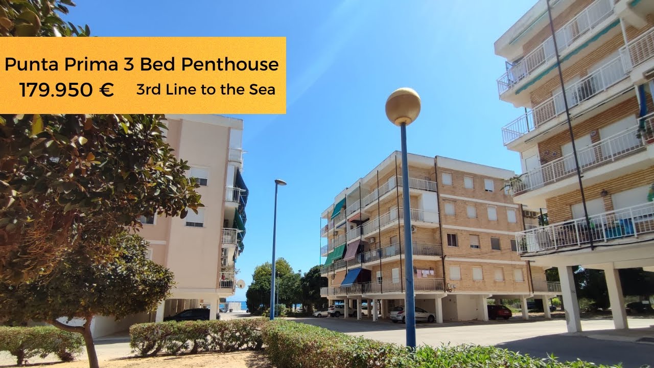 179,950€ Punta Prima Beach 3 bed penthouse apartment near the sea 