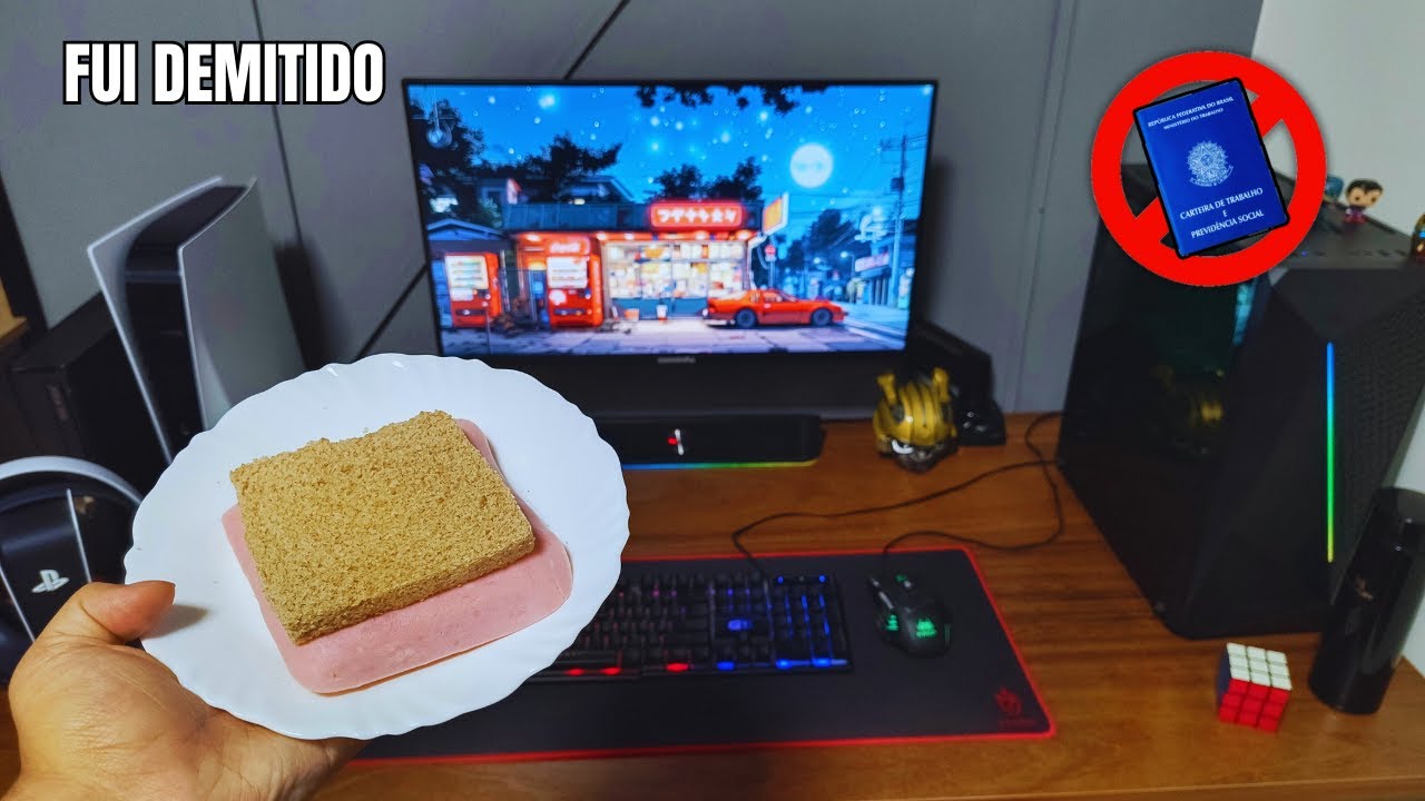 Uma Noite na Vida de um Gamer Desempregado (FUI DEMITIDO)