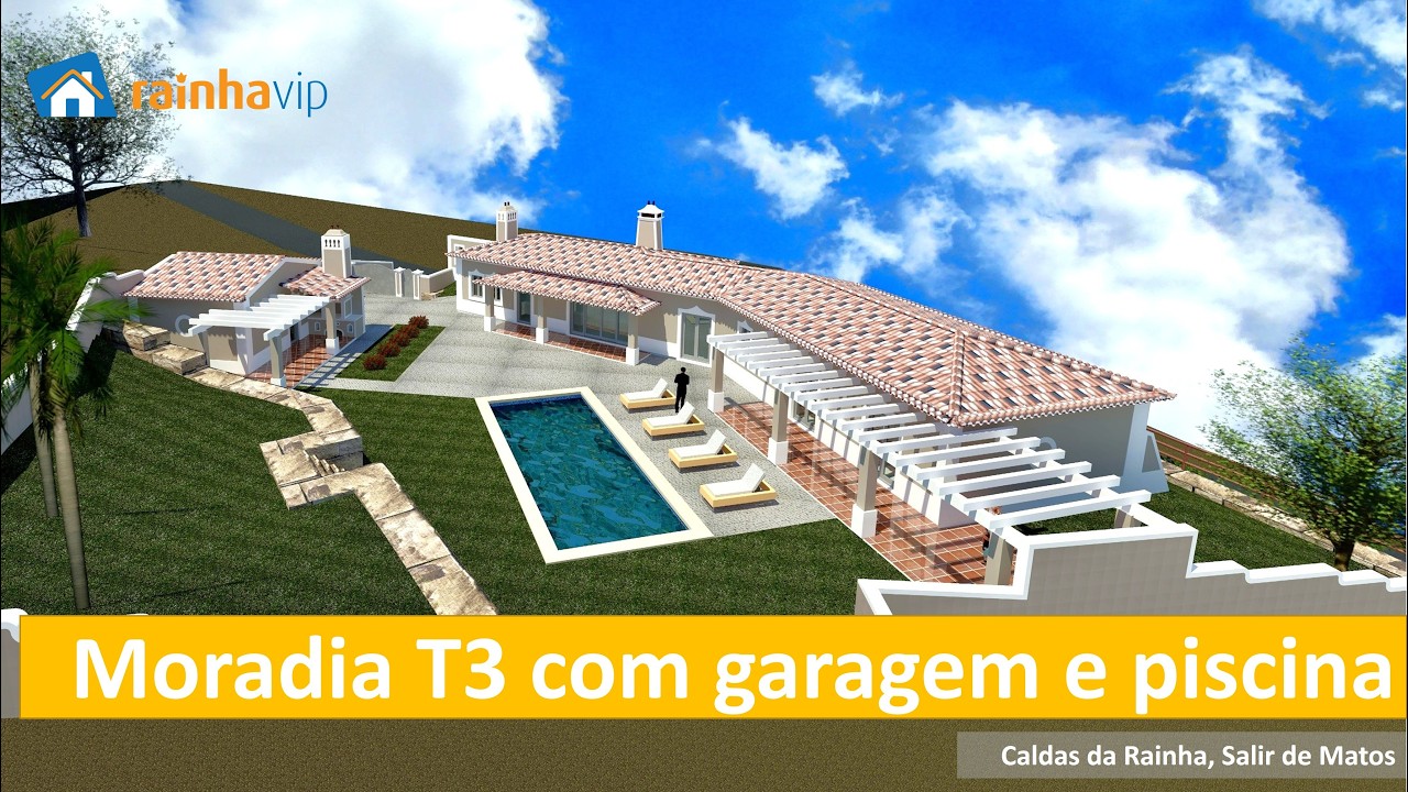 550.000EUR | Moradia estilo rústico com piscina e garagem - a 10 min. da cidade de Caldas da Rainha