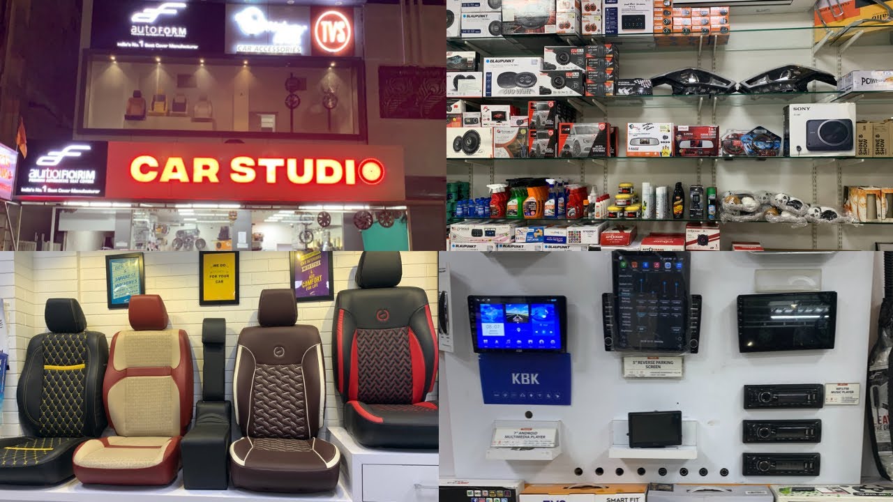 Best car accessories shop in Nagpur | Car studio | Android hypersonic music system/seat cover/ alloy