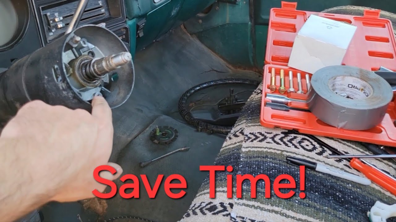 How to pull GM Turn Signal Switch Wires thru column easier