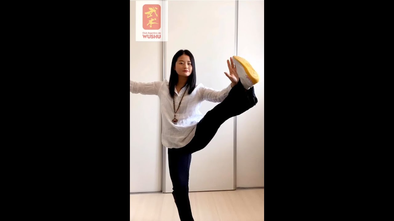 Wushu Kung Fu en casa día 26 patada tai chi dengjiao