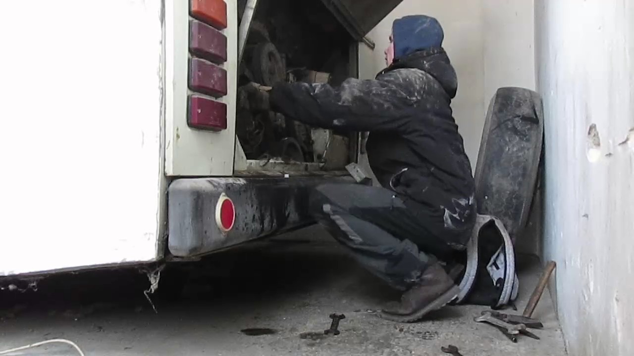 Start autobusu Karosa C734.00 po 10 letech - Start the bus after 10 years