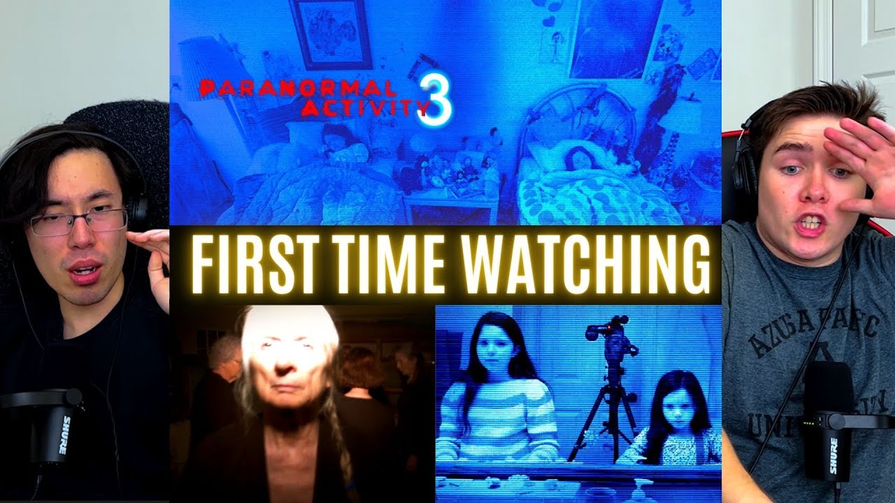 REACTING to *Paranormal Activity 3* THE ORIGIN?? (First Time Watching) Horror Movies
