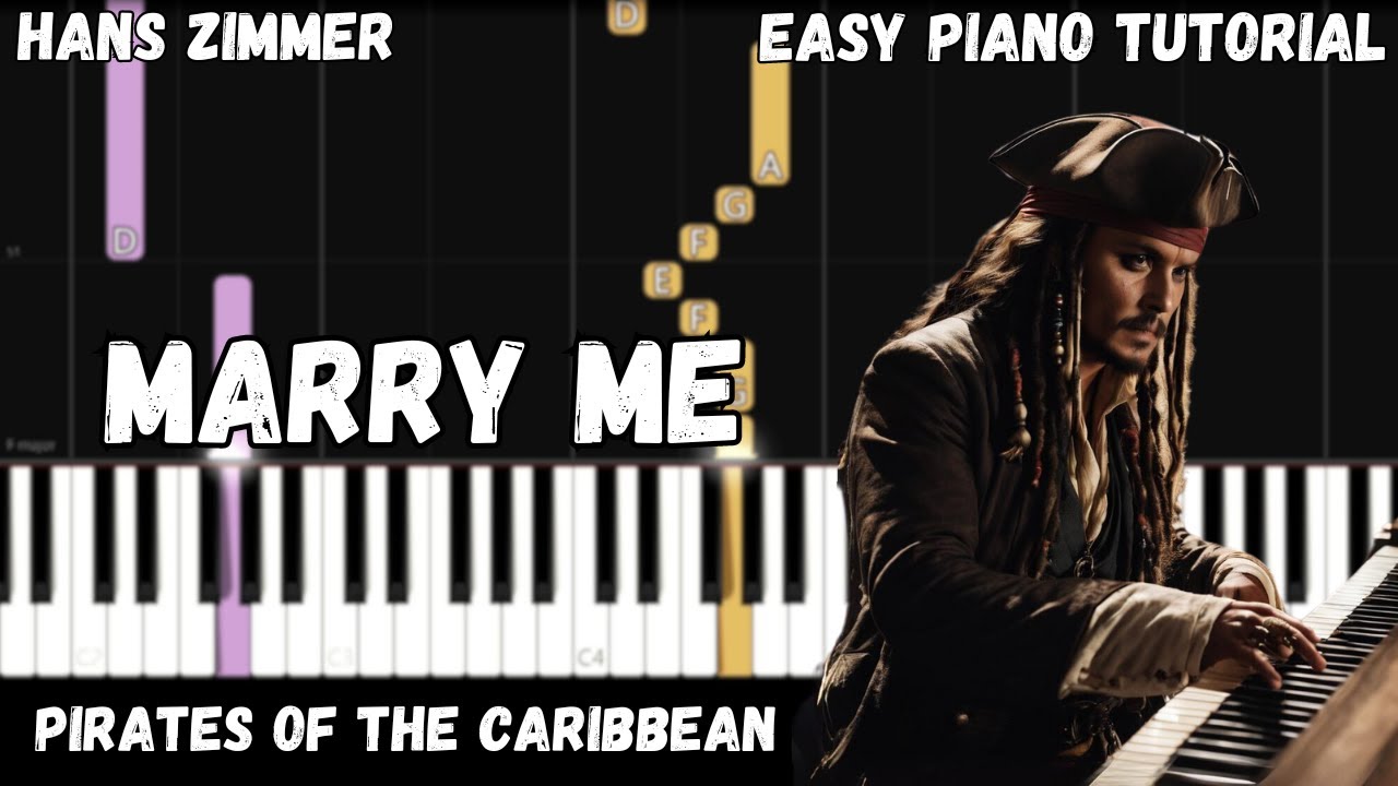 Hans Zimmer - Marry Me (Easy Piano Tutorial)