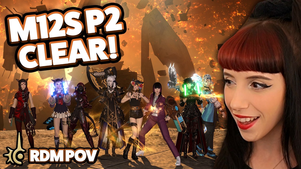FFXIV: Первое прохождение M12S! Arcadion Heavyweight M4 Savage - SarahJane, Красный маг