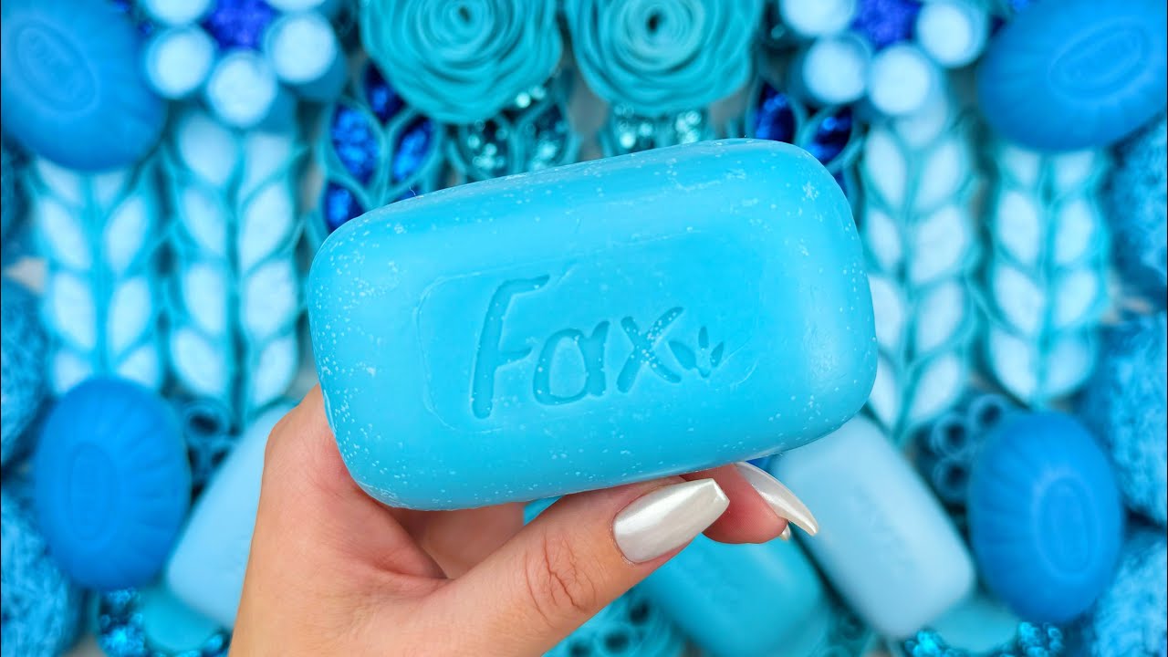 [ASMR] CRUSHING SOAP BOXES WITH FOAM GLITTER&STARCH★CUTTING SOAP CUBES ★(4K)