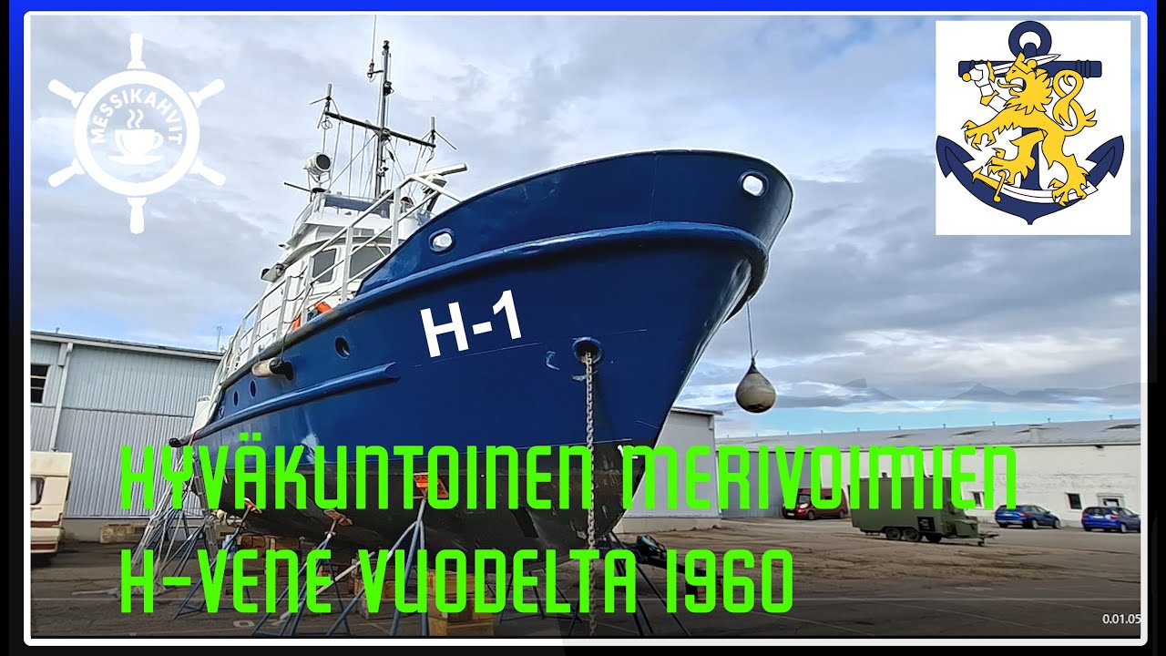 Alusvierailu: Merivoimien ensimmäinen H-luokan alus 1960 vuodelta