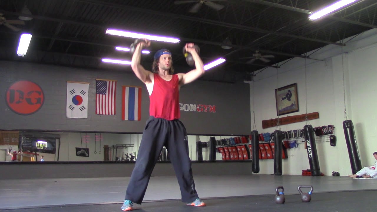 Crazy 8s Kettlebell Workout (Clean and Press for Days!)