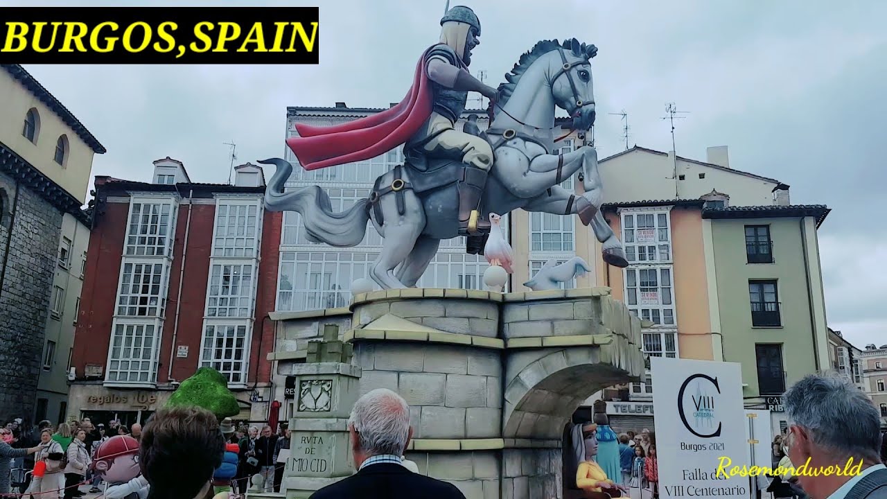 FALLA FIESTA IN BURGOS CITY.