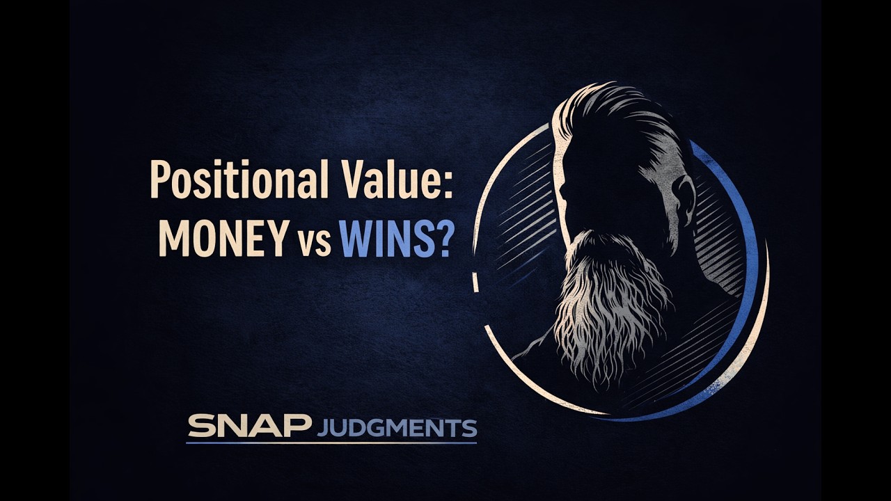 When Does Saving Dollars Stop Making Sense? (NFL Positional Value Discussion)