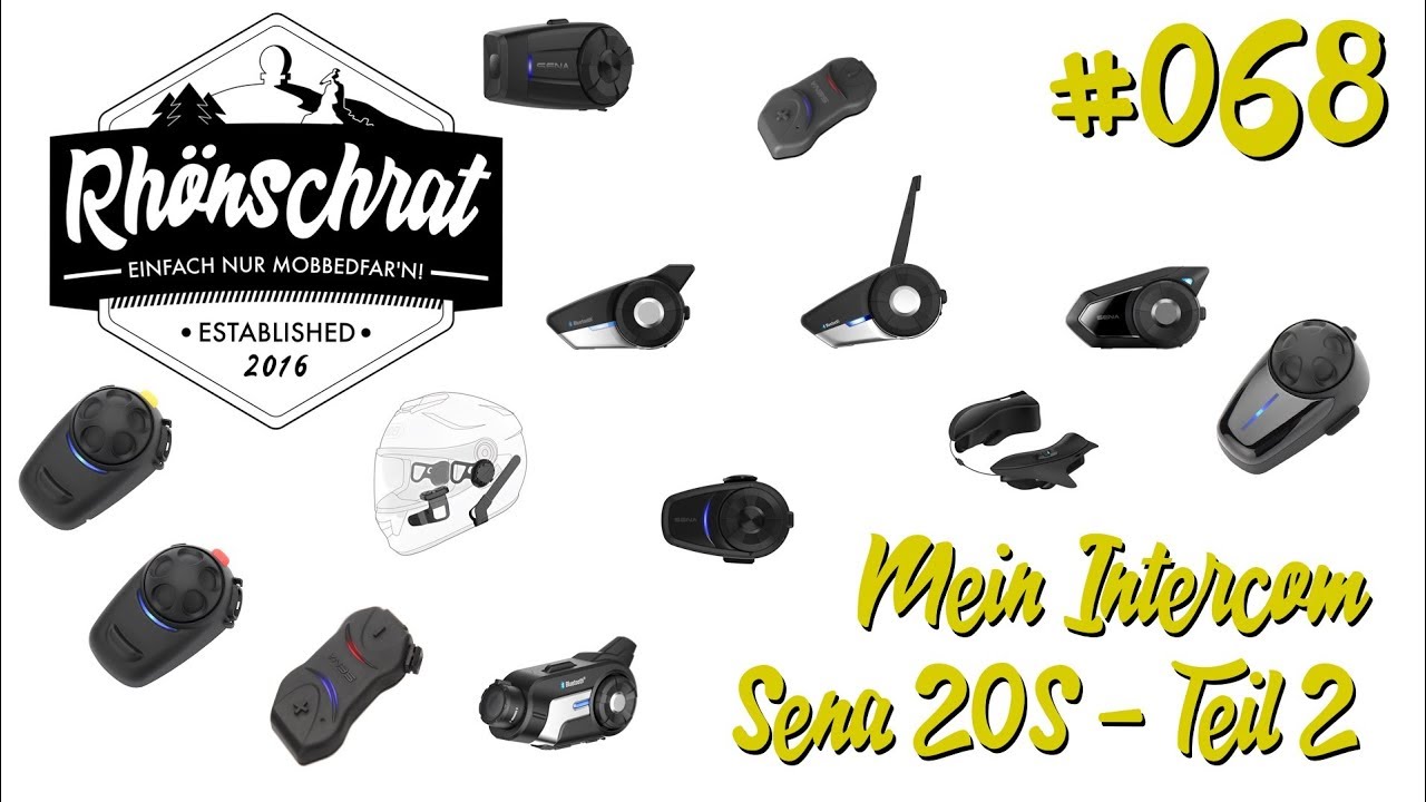 #068 Mein Intercom | Sena 20S | Vergleich der Sena Modelle | Teil 2