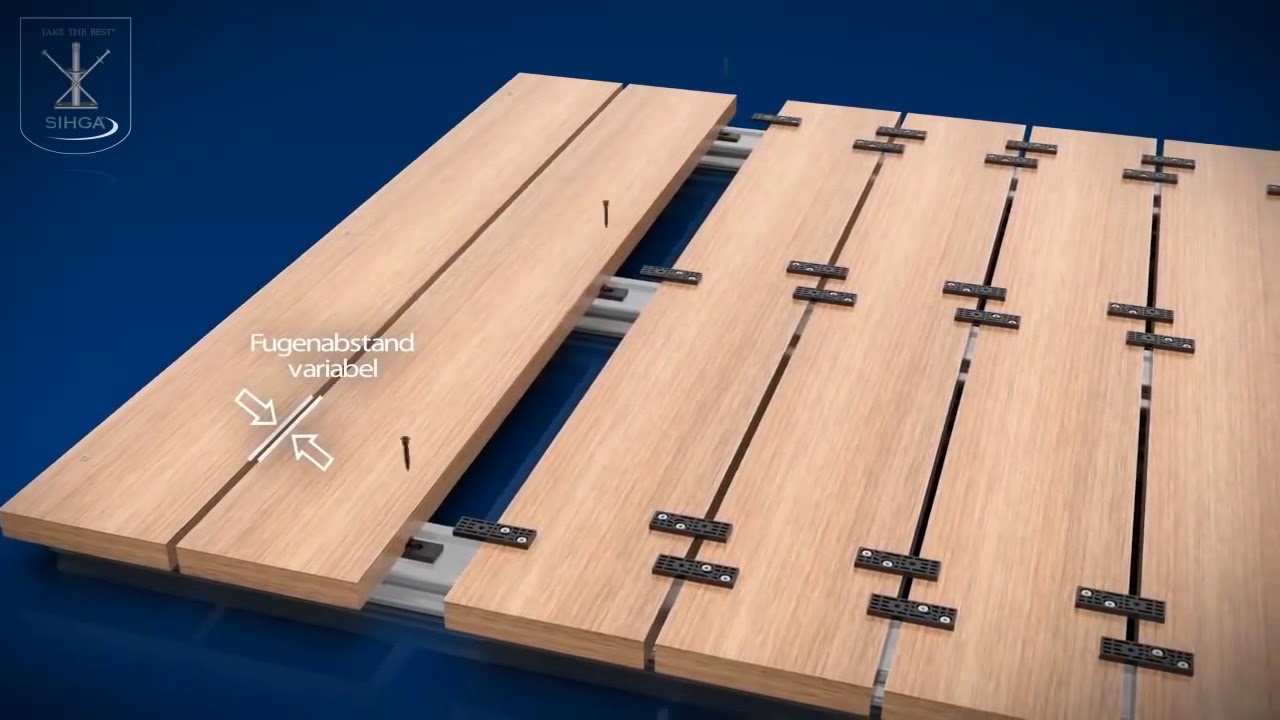 Montaż tarasu systemem DielenFix od Sihga