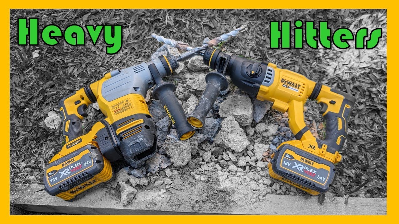 Сравнение перфораторов DeWalt SDS DCH293 и DCH263