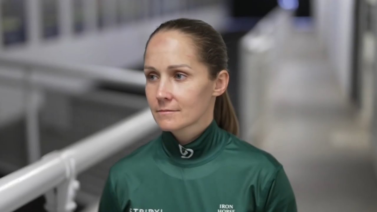 Rachel King makes history as the first female jockey to win the ATC Darby