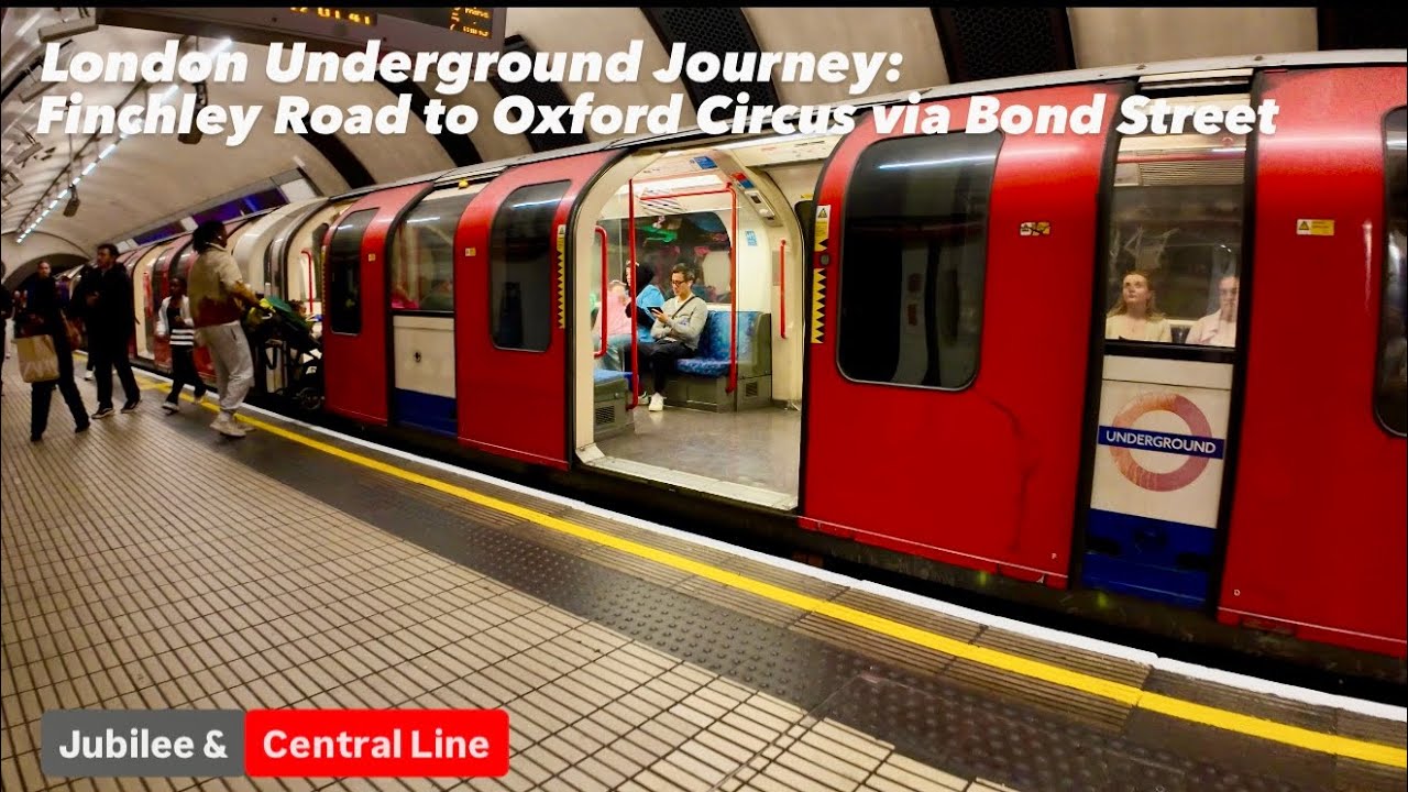 London Underground Journey: Finchley Road to Oxford Circus via Bond Street 