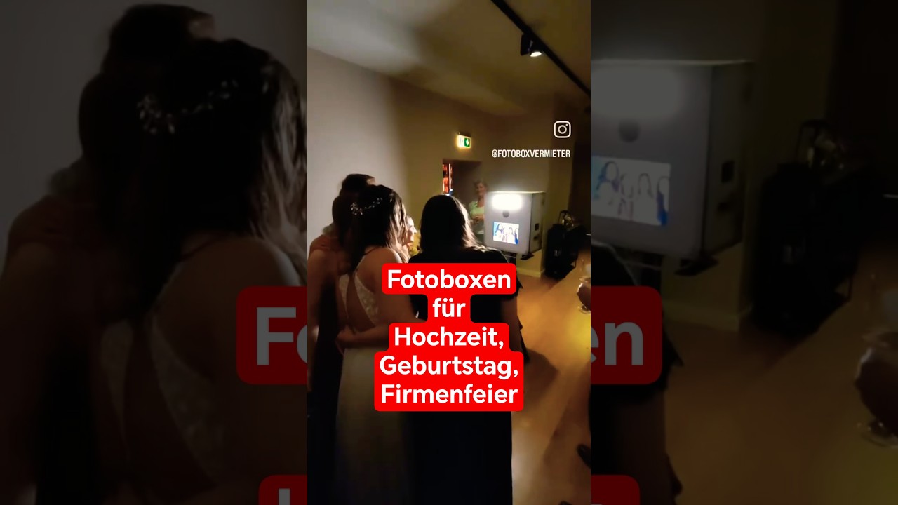 Fotoboxen für Hochzeit, Geburtstag oder Firmenevents mieten