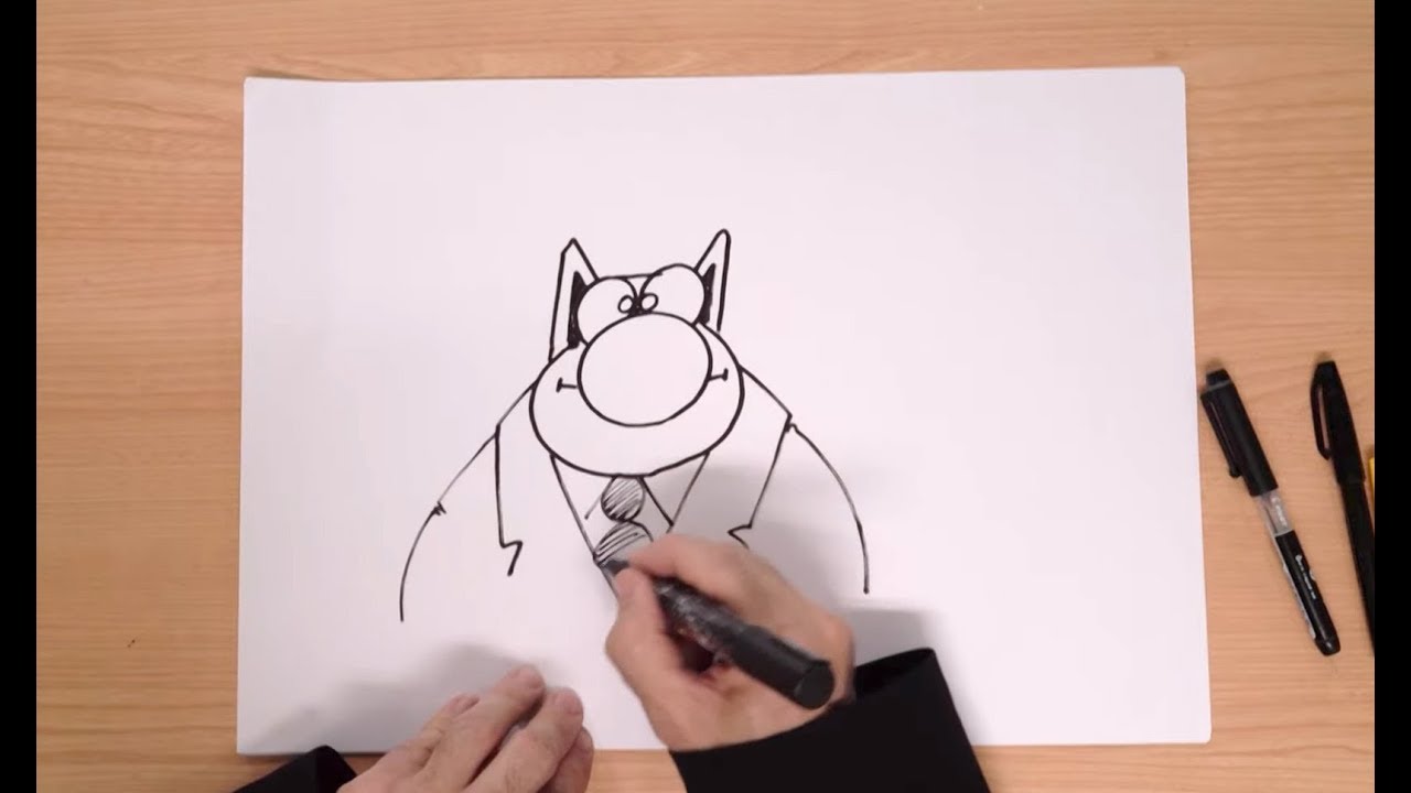 Geluck : Comment dessiner Le Chat ?
