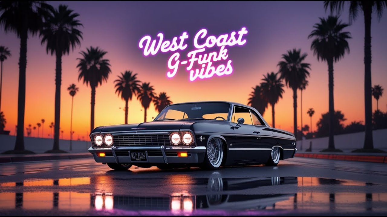 Cali Nights Drive 🌊 Chill G-Funk Beats & Old School Soul