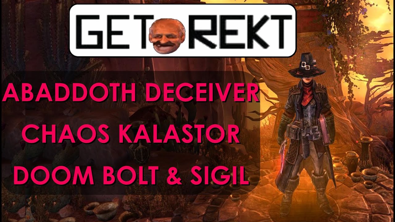[HC] Grim Dawn Build Guide - Abaddoth Deceiver, chaos Kalastor & Doom Bolt & Sigil