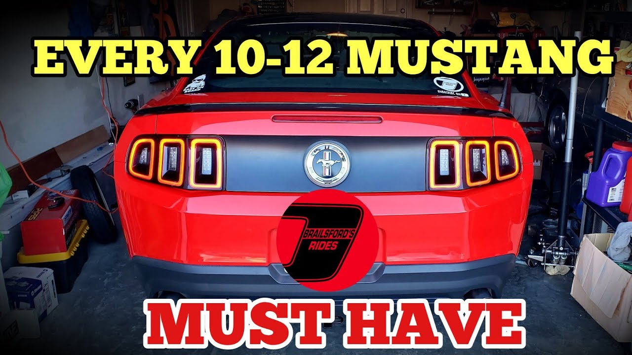 2010-2012 to 2013 2014 Mustang Tail Light Conversion on My Boss 302