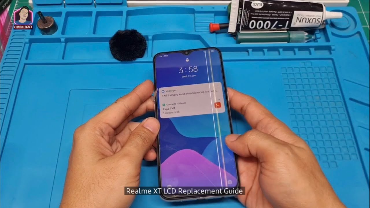 REALME XT TFT LCD AND TRANSPARENT BACK GUIDE