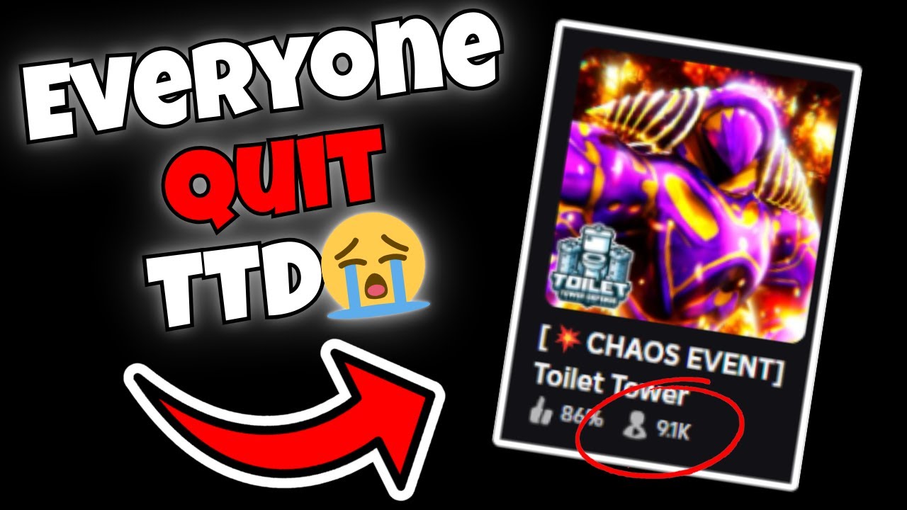 Only 9,000 Players😭 (Toilet Tower Defense)