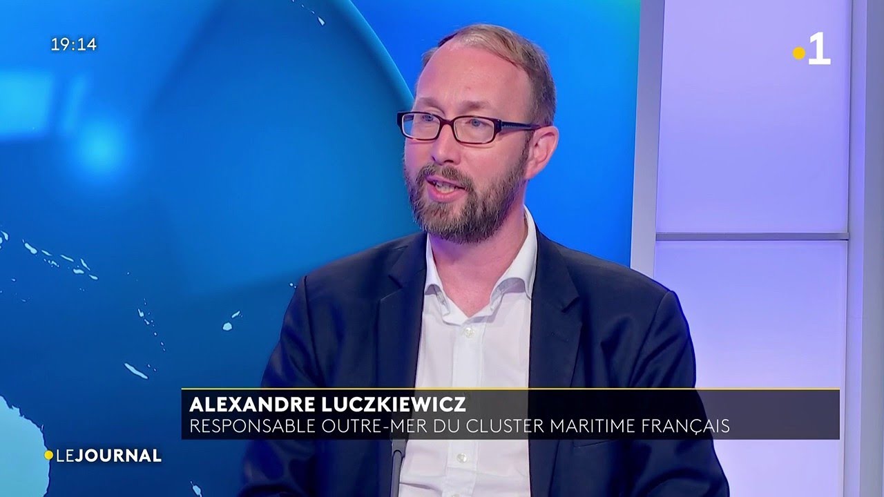 Alexandre Luczkiewicz le responsable Outre mer du cluster maritime France était l'invité du journal