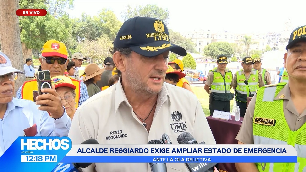 Hechos en Willax - FEB 27 - 3/3 - ALCALDE REGGIARDO EXIGE AMPLIAR ESTADO DE EMERGENCIA | Willax