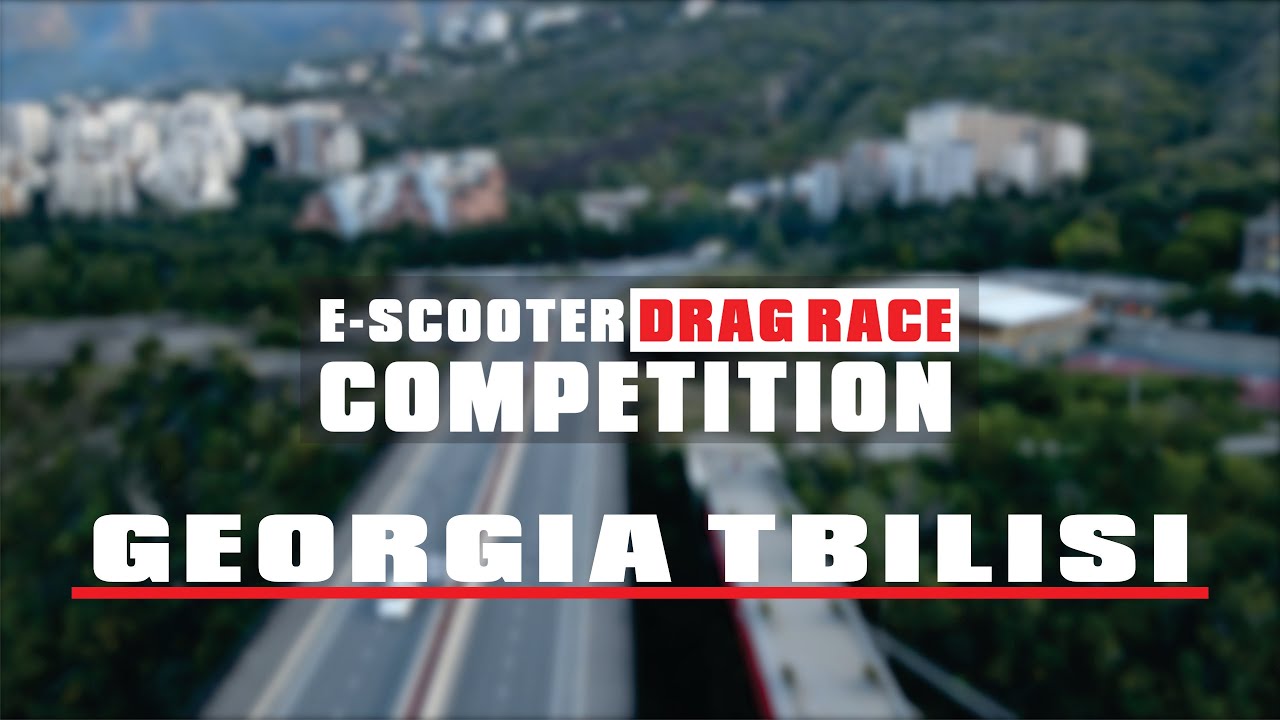 E-scooter drag race competition _ Georgia Tbilisi _ Thunder 2 / Teverun supreme / Kaabo GTR / დრაგი