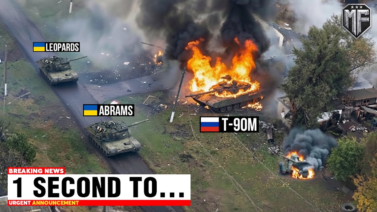 Russia Sent T-90M Tanks Against Abrams and Leopards - Then THIS Happened...