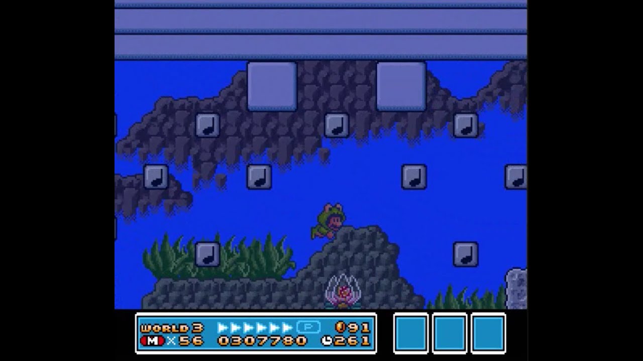 Super Mario Bros. 3 (SNES) 100% runthrough - World 3
