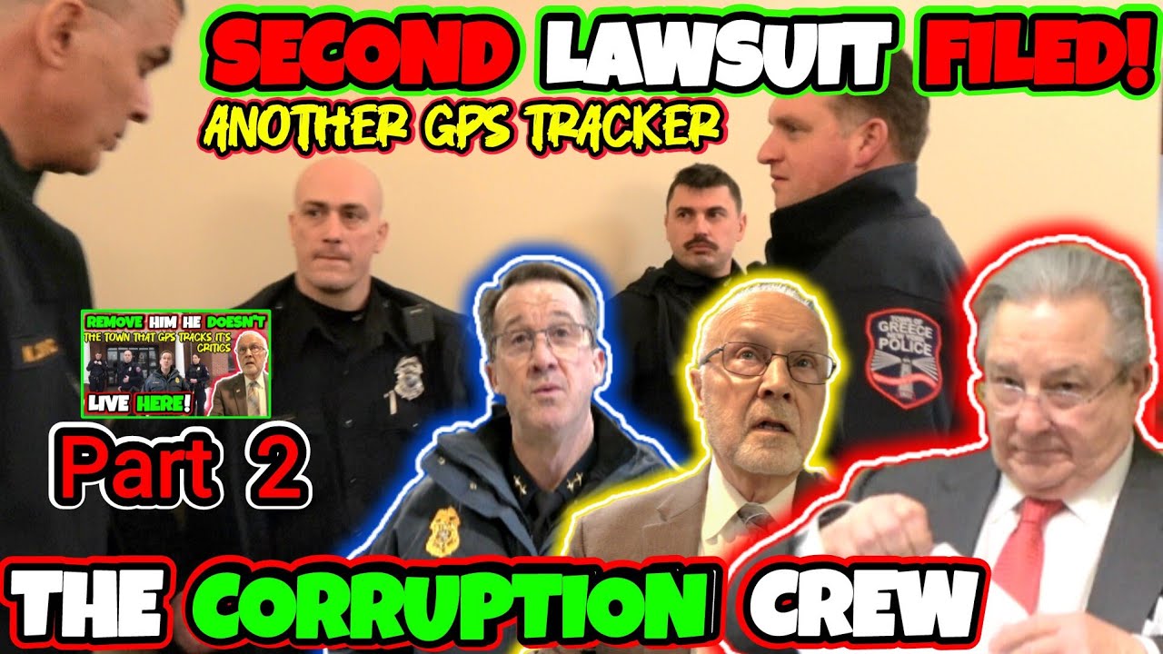2nd GPS TRACKING DEVICE Lawsuit Greece, NY #FREESPEECHRETALIATION