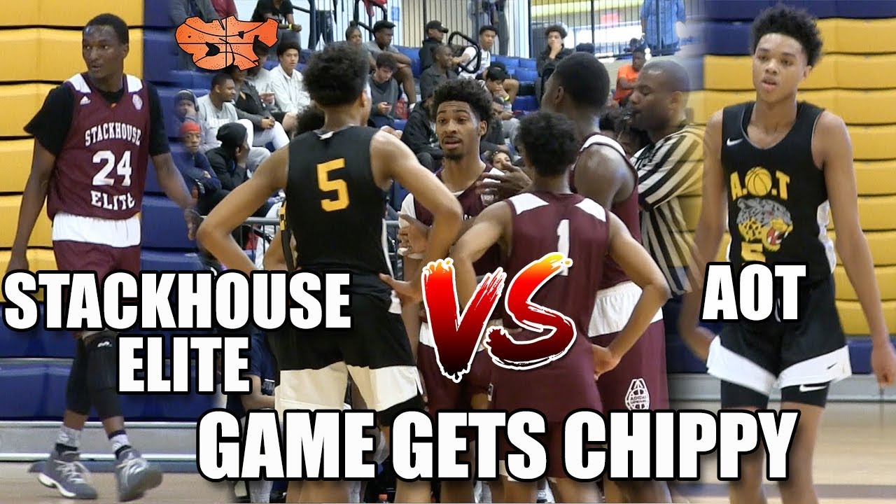 STACKHOUSE ELITE vs. AOT GAME GETS CHIPPY