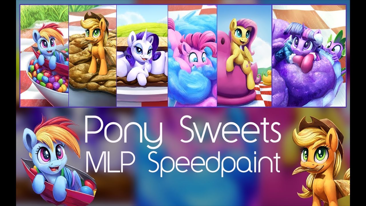 Pony Sweets (My Little Pony Art Speed Paint)