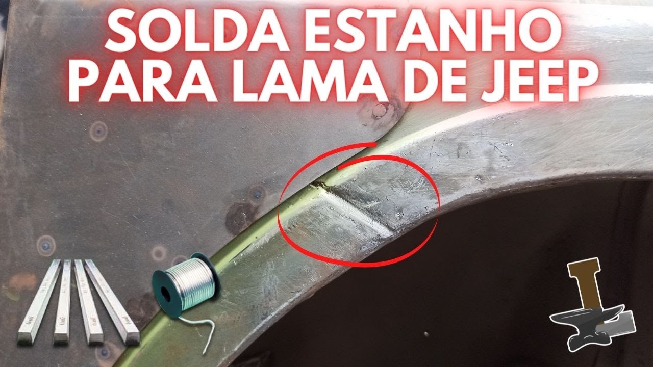 Solda Estanho em para lama do JEEP - Leonel Novack
