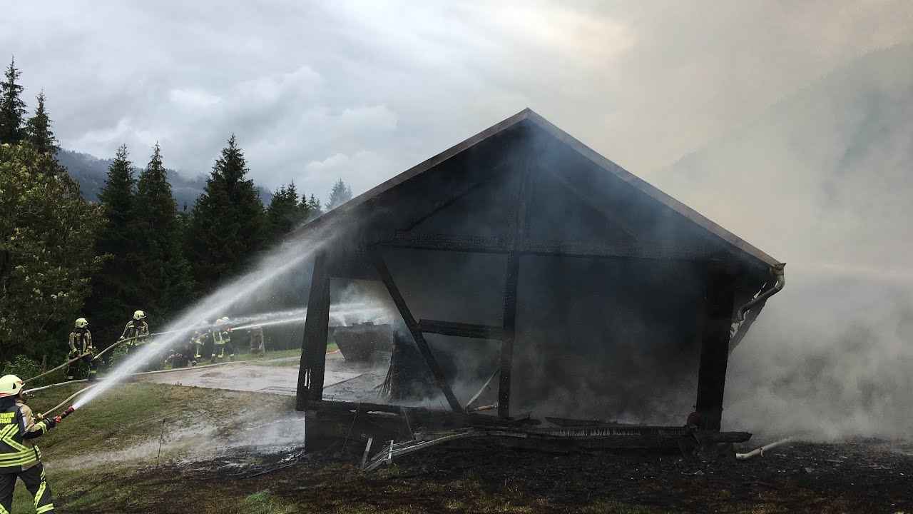 Hittisau: Alpe Eugster in Vollbrand