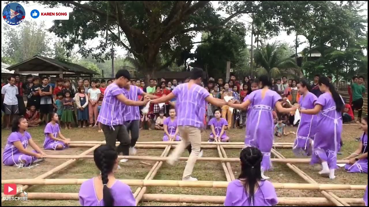 ကရင်ရိုးရာ ဝါးညှပ်အက