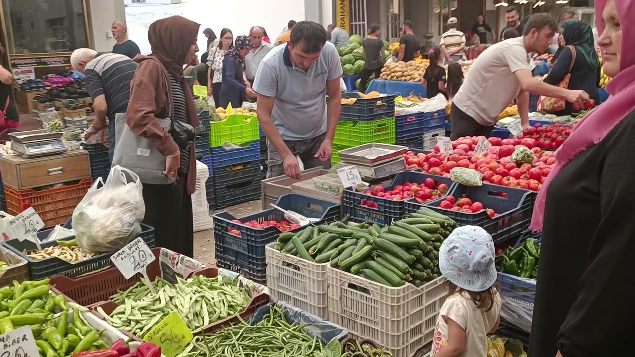 YÖRÜKLER DİYARI TOROSLARDA BİR HALK PAZARI..ELMALI/ANTALYA