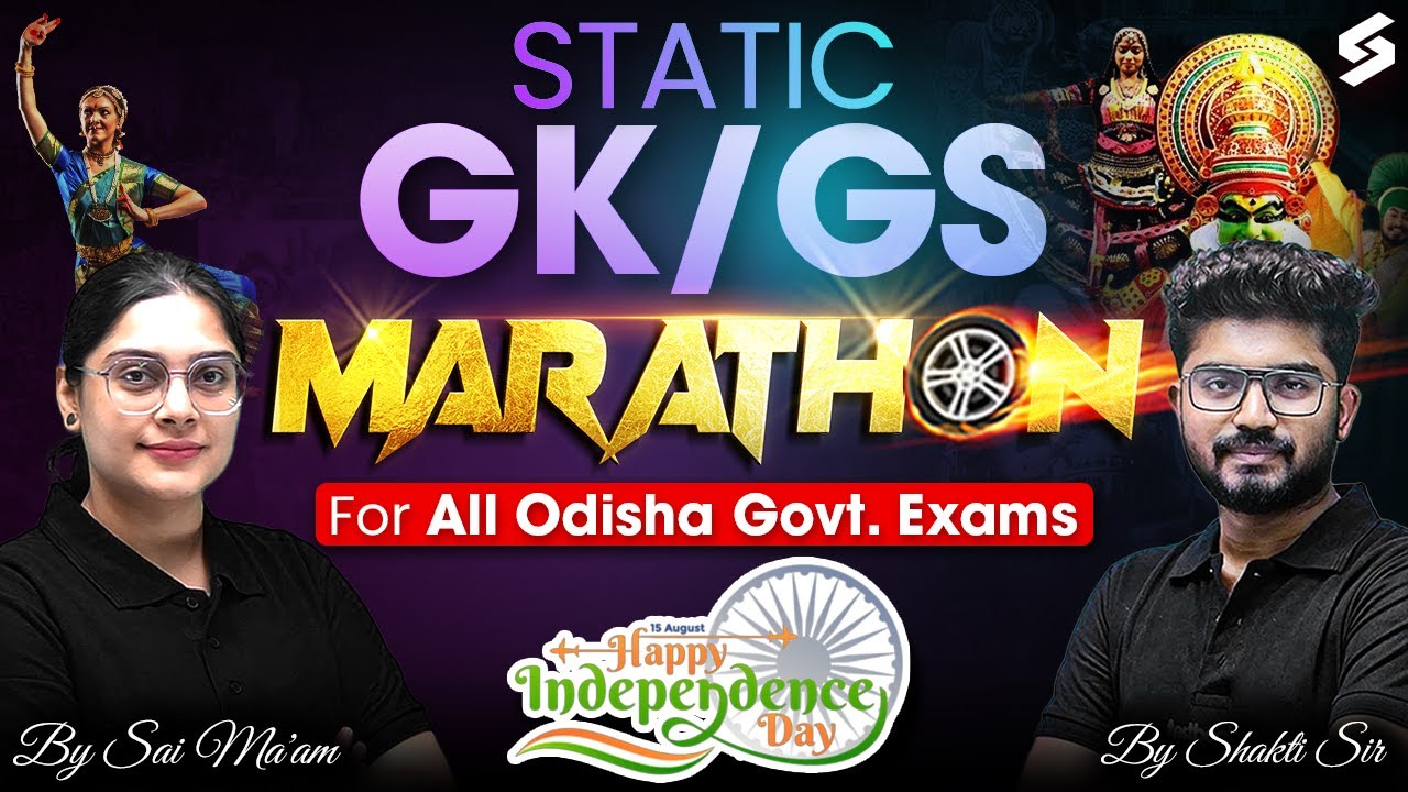 Complete Static GK for RI AMIN Prelims Exam | Static GK for all Odisha Exams