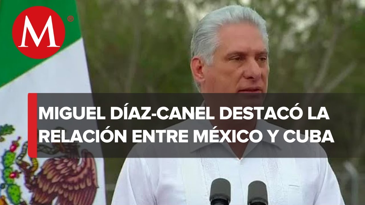 Cuba exportará balastro para el Tren Maya, anuncia Díaz-Canel