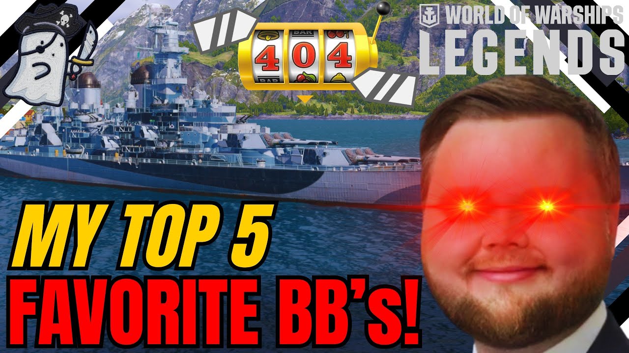 MY TOP 5 FAVORITE BATTLESHIPS! || World of Warships: Legends