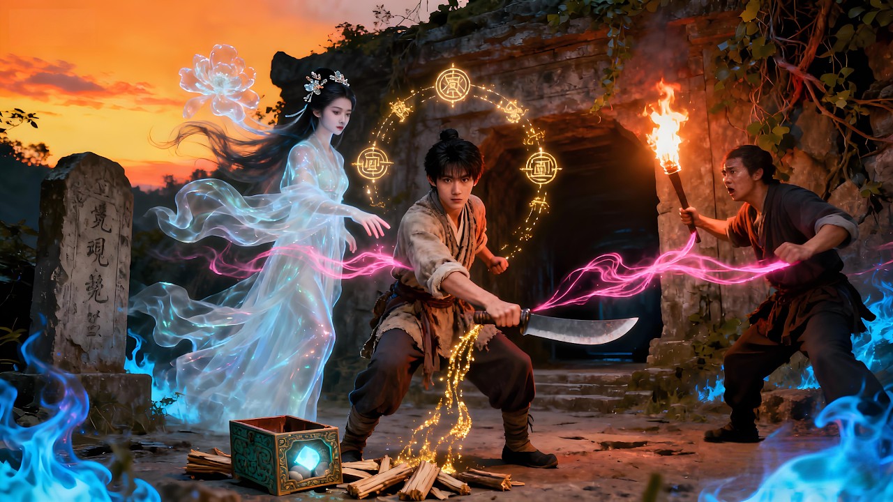 I save a spirit, gain mind-reading & treasure-hunting powers. Our epic ascent to immortality begins!