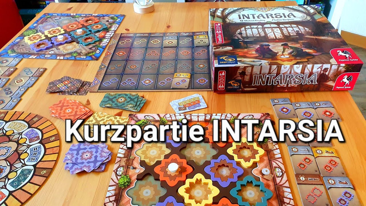 Kurzpartie INTARSIA // #brettspielvibes