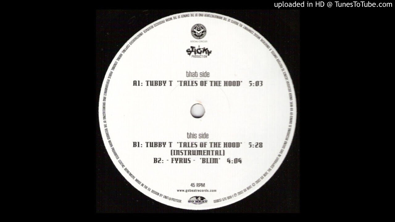 Sticky & Tubby T - Tales of the Hood (Instrumental) *UKG*