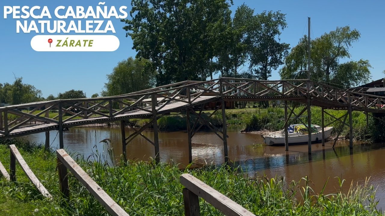 CAMPING PERFECTO para descansar Pesca Cabañas Playa Relax - Pesca en Zárate