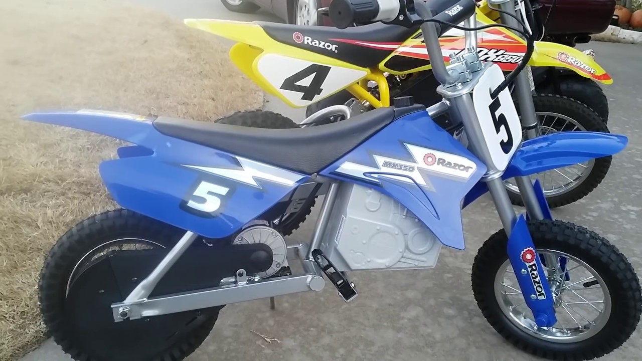 Razor mx350 vs mx650 vs e1000 Monster Moto electric dirt bikes