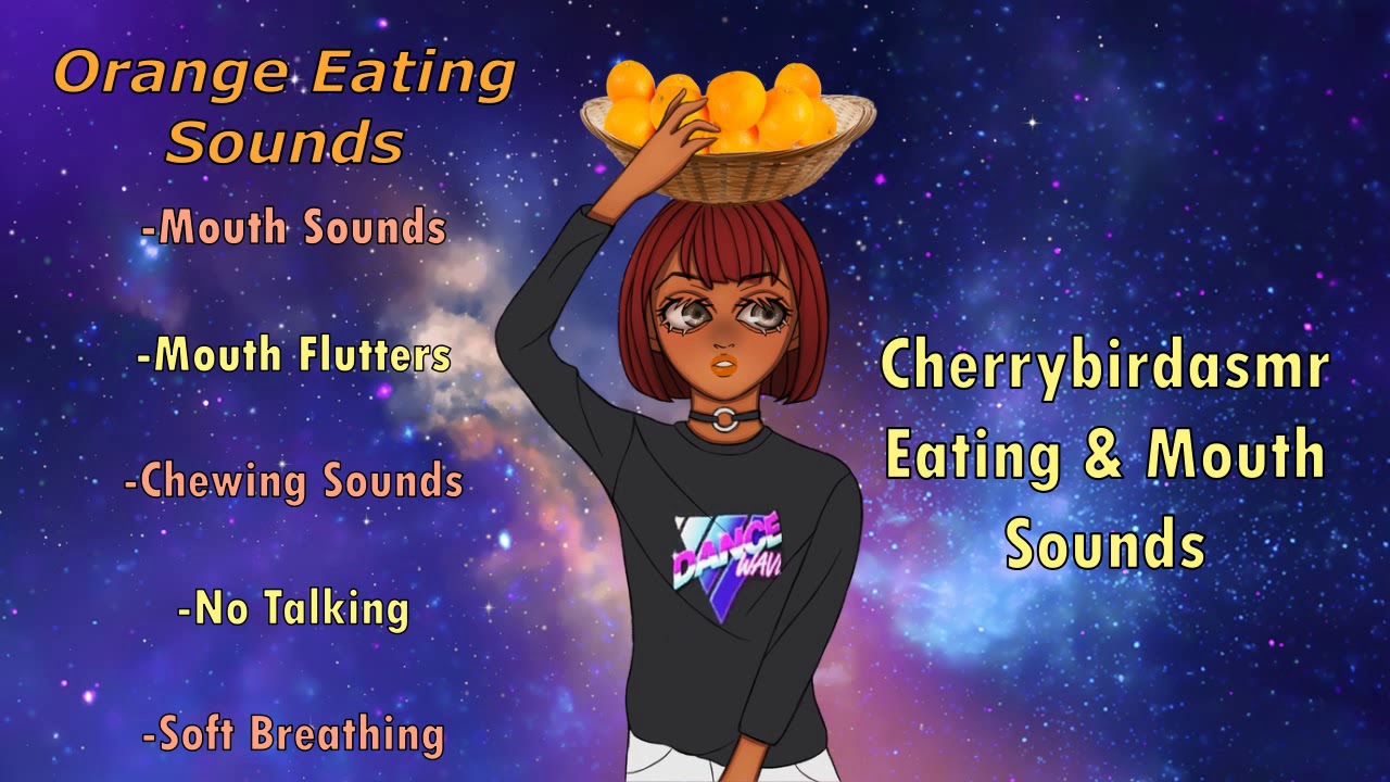 ASMR Orange Eating||Mouth Sounds||Tongue Flutters||Peeling||No Talking||White Noise [Reupload]